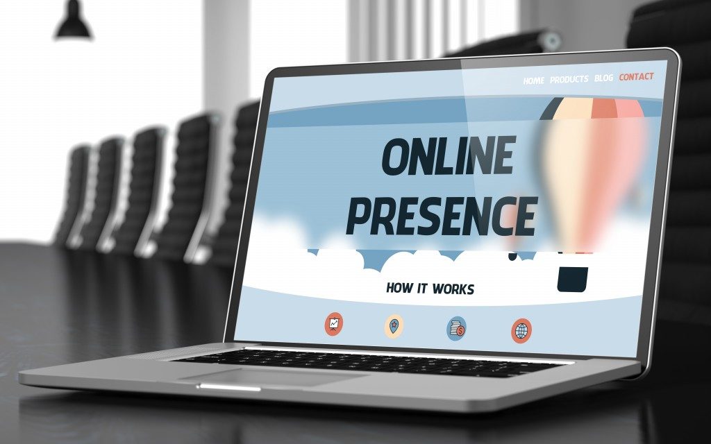 online presence 101 concept