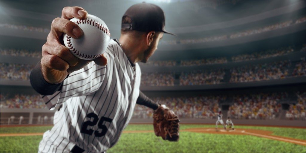 Baseball promotional shot