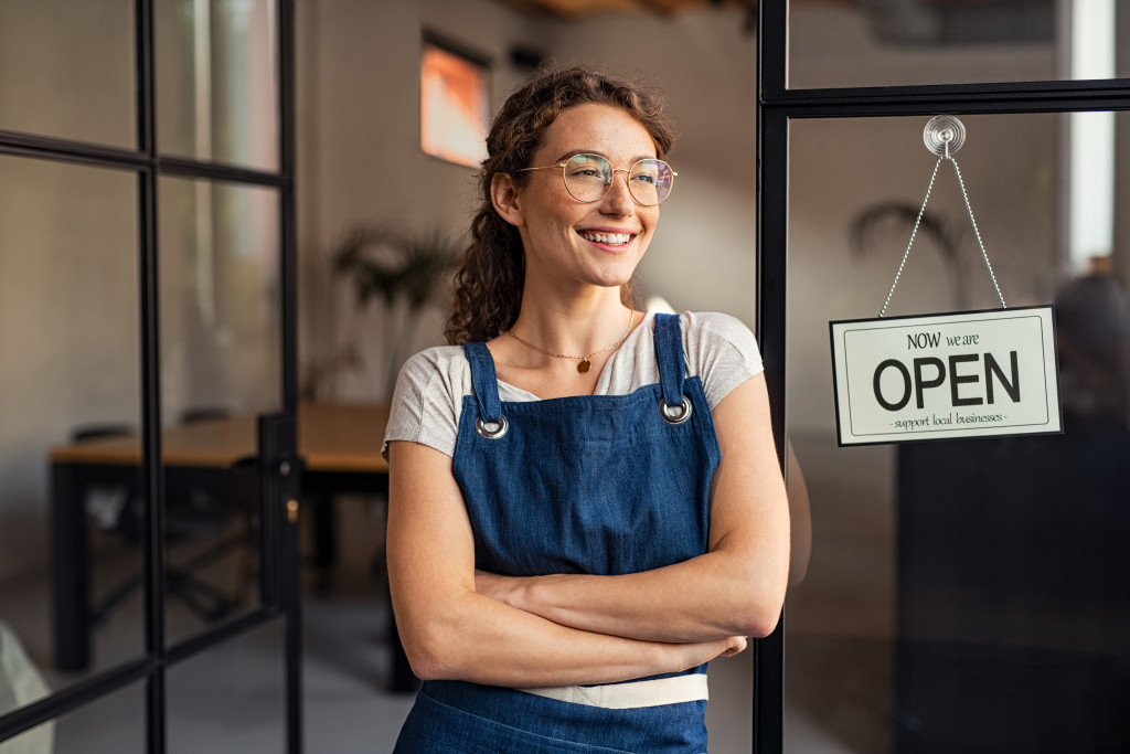Open local business and its owner