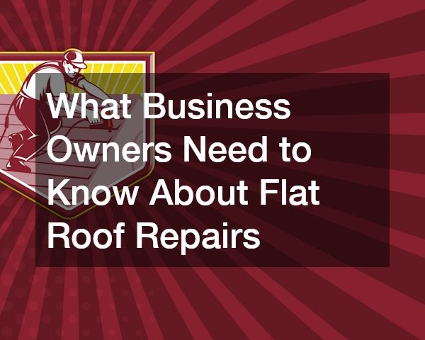 What Business Owners Need to Know About Flat Roof Repairs