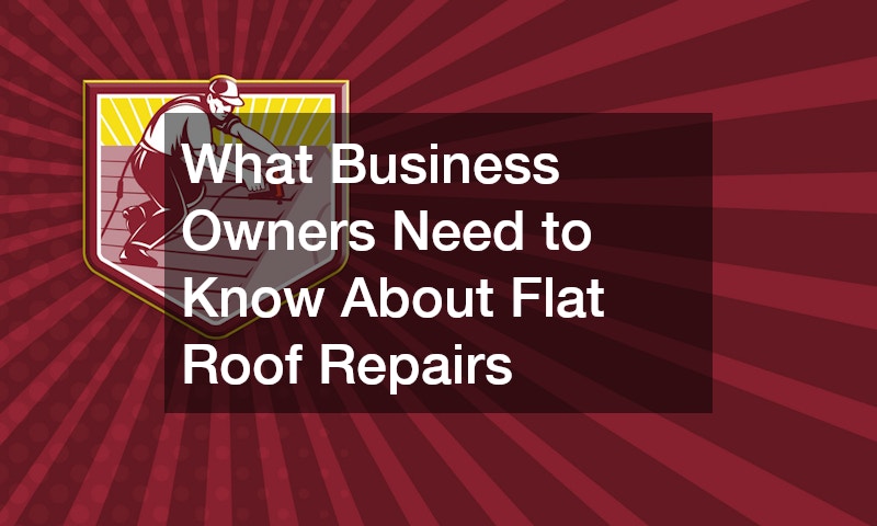 What Business Owners Need to Know About Flat Roof Repairs